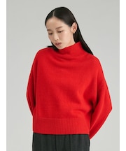 ウールカシミヤタートルネックニット