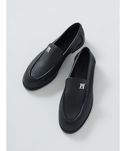 MOロゴラムレザーローファー