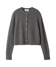 ロイヤルカシミヤ100%クルーネックカーディガン