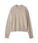 wool100％クルーネックベーシックニットトップス