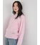 wool100％クルーネックベーシックニットトップス