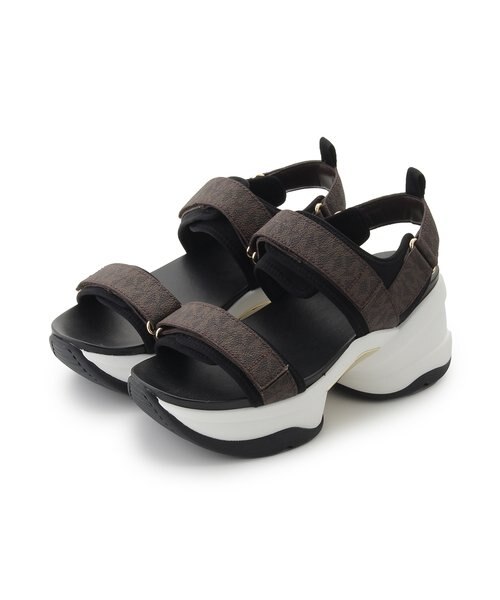 MICHAEL KORS スポーツサンダル ブラック MICHAEL KORS】OLYMPIA SANDAL｜エミの通販｜&mall（アンドモール