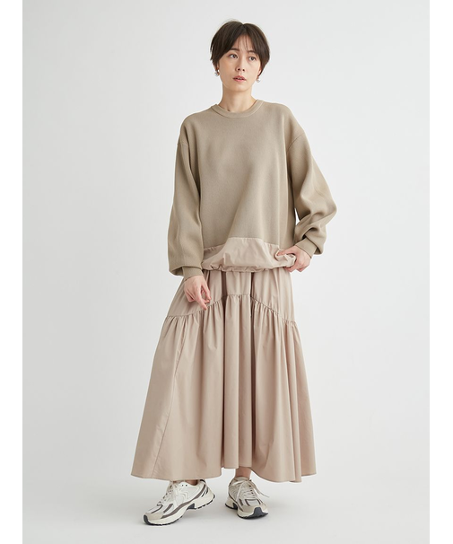 【ONLINE限定】プルオーバー×ティアードスカートセット