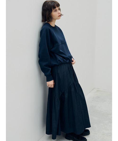 ラグラントップス×ボリュームスカートセット｜エミの通販｜&mall