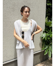 eco ラメニットビスチェ