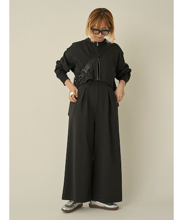 パーカー×ベアオールインワンセット