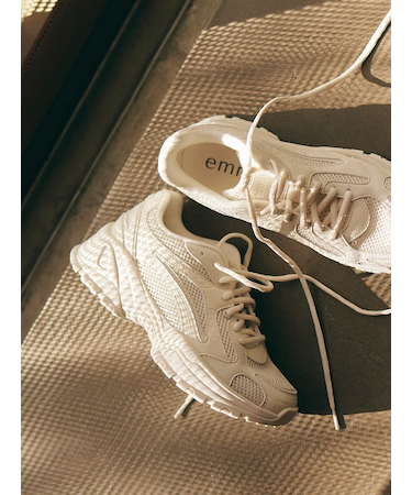 ボリュームソールメッシュスニーカー