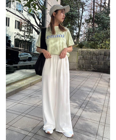 【10th】eco emmiロゴスウェットパンツ