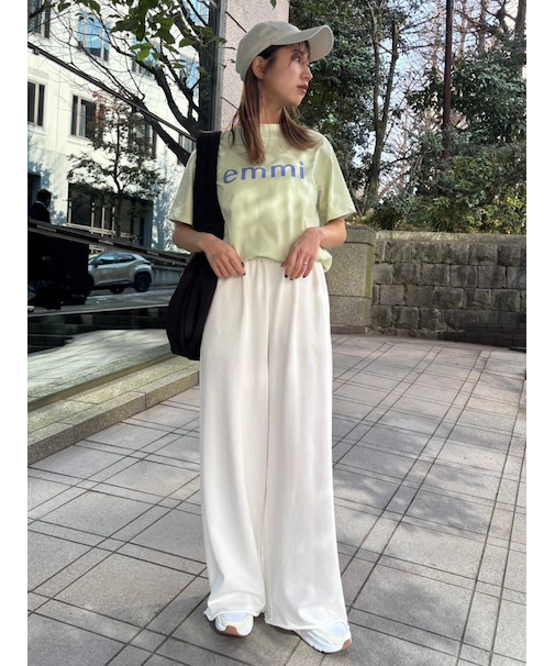 【10th】eco emmiロゴスウェットパンツ