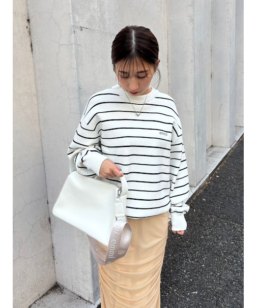 【10th】eco フェイクレザーショルダーバッグ