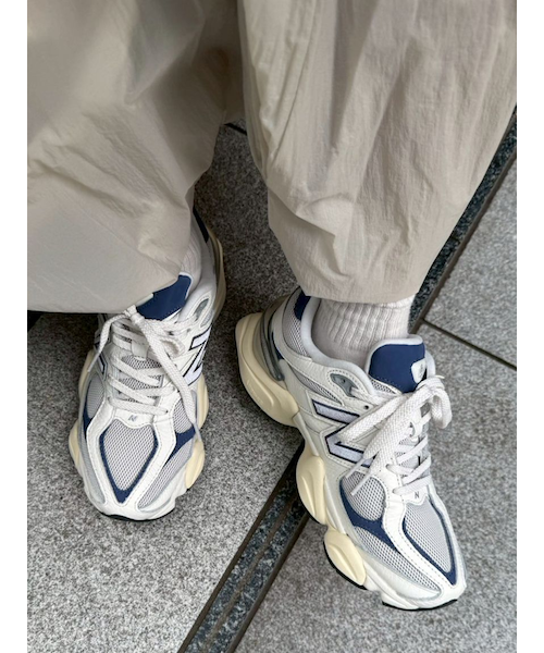New Balance 9060 限定emmiコラボ　ホワイト/ブルー24 New Balance for emmi】U9060｜エミの通販｜&mall（アンドモール）三井