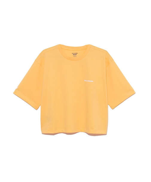 【SALOMON】LOGO CROP TEE W