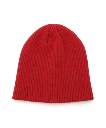 ウールリブニットビーニー