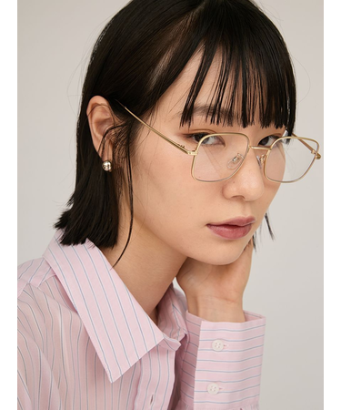 メタルフレームメガネ