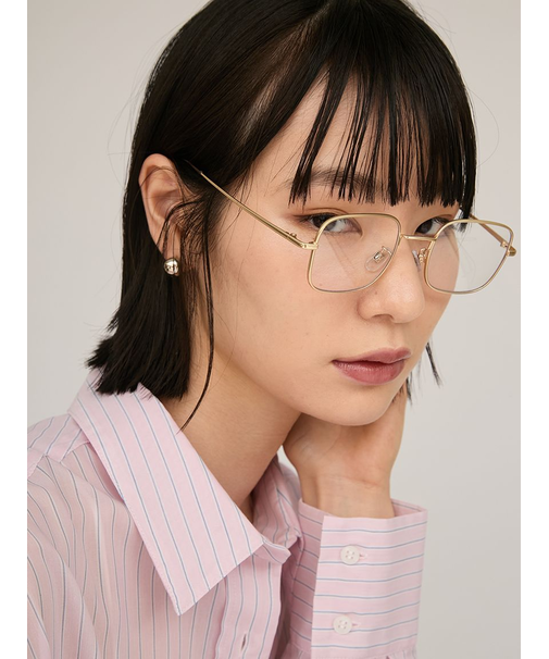 メタルフレームメガネ