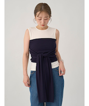 2wayチューブトップ付きタンクトップ