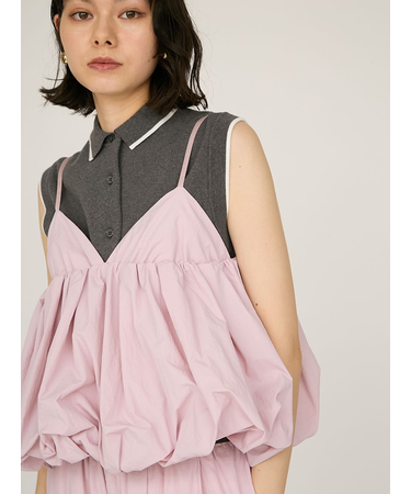 ナイロンバルーンビスチェ