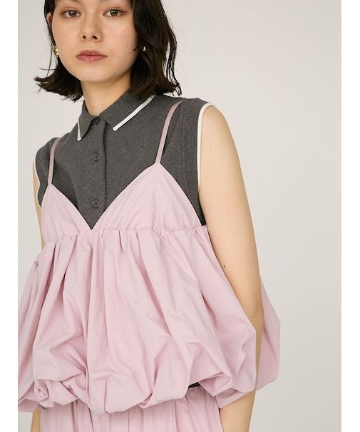 ナイロンバルーンビスチェ