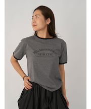 グラフィックリンガーTシャツ