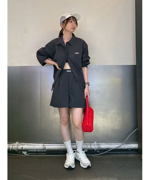 【ONLINE限定カラー】【prince|emmi】ナイロンハーフパンツ