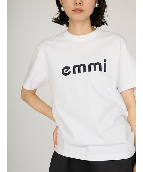 emmy ロゴミニTシャツ ホワイト emmiロゴTシャツ｜エミの通販｜&mall（アンドモール）三井