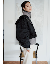 eco フリースハーフジッププルオーバー