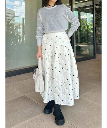 シアーニットトップス