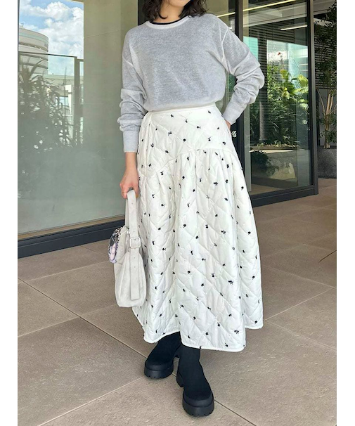 シアーニットトップス