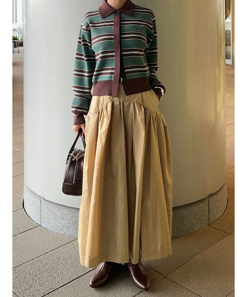 ベルトセットボリュームスカート｜エミの通販｜&mall（アンドモール