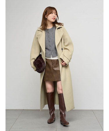 フォックスカシミヤニットカーディガン