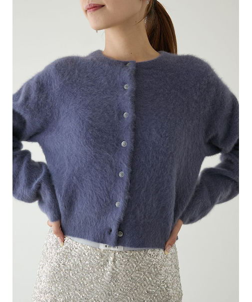 フォックスカシミヤニットカーディガン