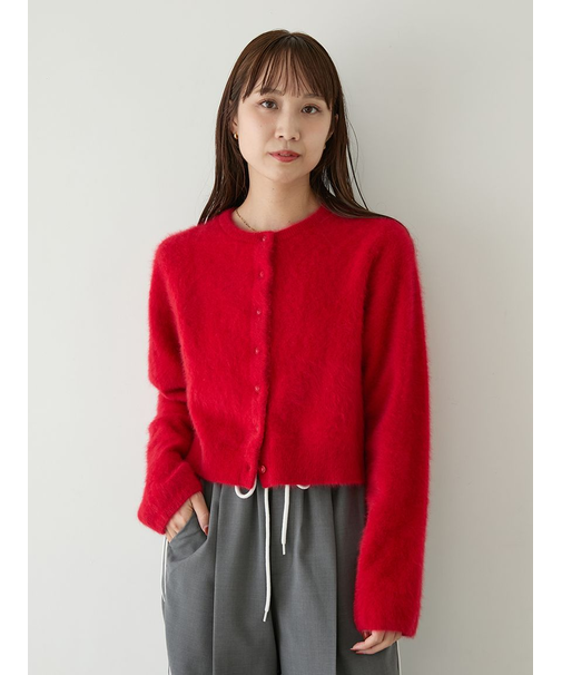 フォックスカシミヤニットカーディガン