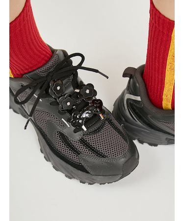 ロングフラワーシューズチャームセット