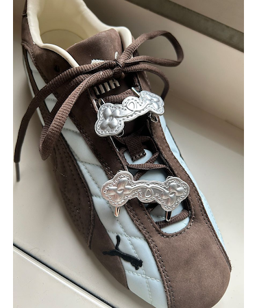 ロングフラワーシューズチャームセット