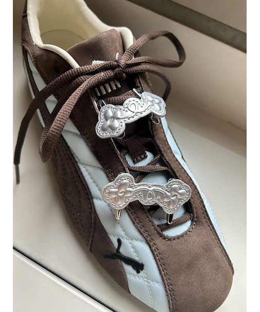 ロングフラワーシューズチャームセット