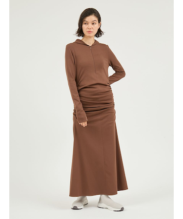 カットソーフーディーワンピース