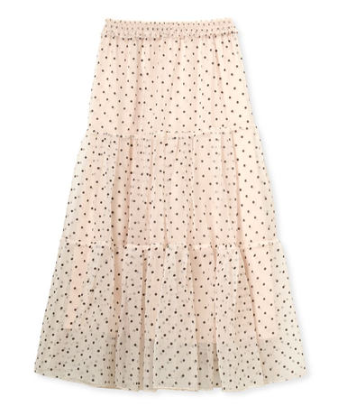 チュールボリュームシアースカート