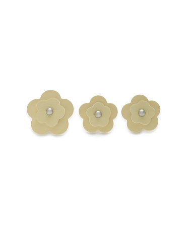 フラワーピンバッチセット