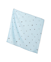 フロッキーフラワープリントスカーフ