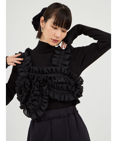 ギャザー3wayビスチェ