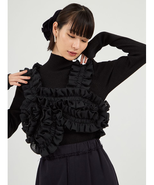 ギャザー3wayビスチェ