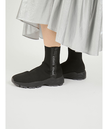 ecoニットスニーカーソールブーツ