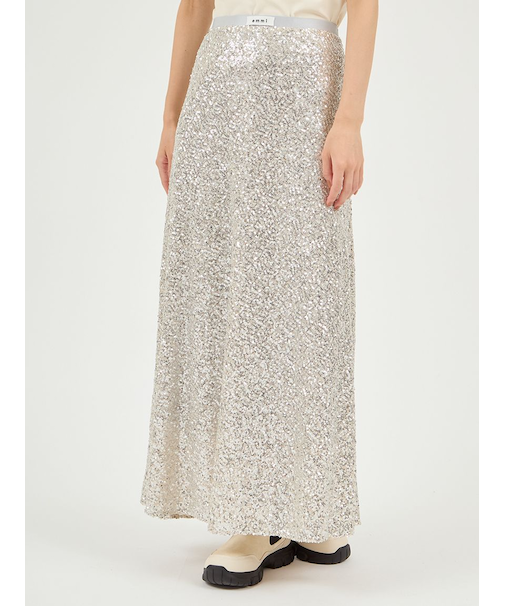 スパンコールナロースカート