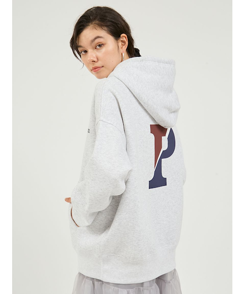 【emmi×GOOD ROCK SPEED】カレッジワイドボディフーディ