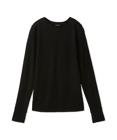 Mt.Breath WoolRクルーネックトップス