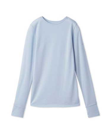 Mt.Breath WoolRクルーネックトップス