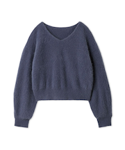 フォックスカシミヤ2wayニットトップス