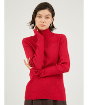 ウールシルクニットトップス