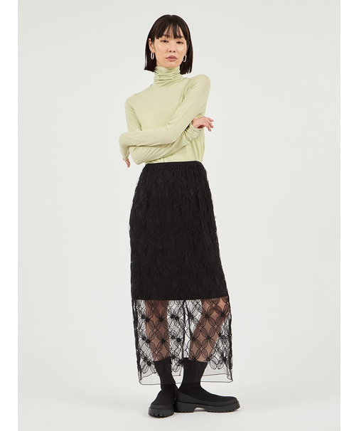 フラワーチュールスカート