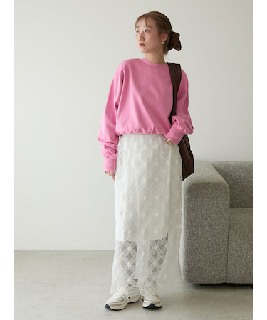 フラワーチュールスカート